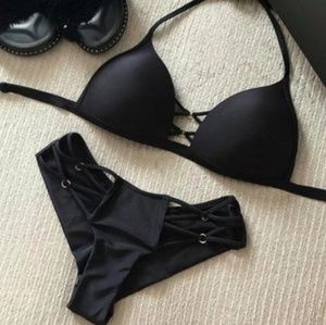 Sexy black 2pc bikini